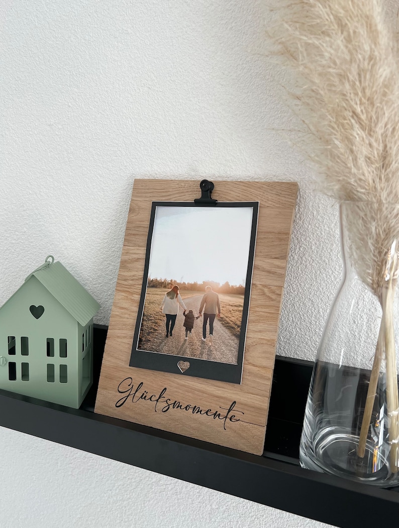 Customizable wooden picture frame/photo holder/postcard holder image 2