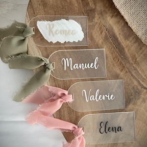 Tarjetas de lugar, etiquetas de nombres acrílicas, tarjeta de nombre personalizada, tarjeta de lugar, tarjeta de lugar, regalo de invitado de boda