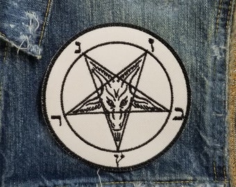 Full Color Baphomet Pentagram | Embroidered Patch