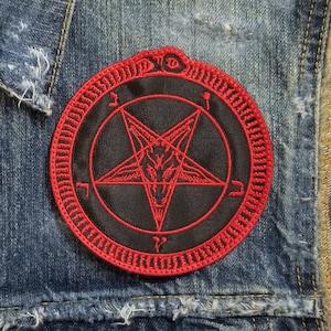 Baphomet Pentagram Ouroboros  | Embroidered Patch