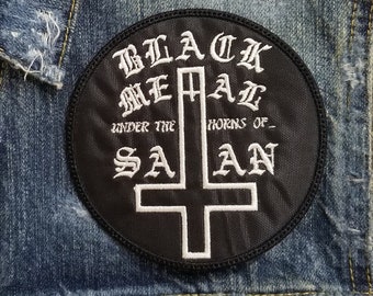 Black Metal Under the Horns of... Satan | Embroidered Patch