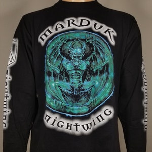 Vintage 90er Jahre Marduk NightWing Langarm