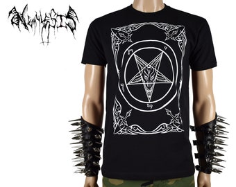 NEMESIS - Gothic Framed Sigil of Baphomet T-shirt