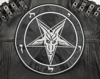 Bold Baphomet Pentagram | Embroidered Back Patch