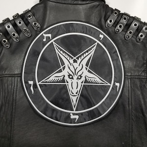 Bold Baphomet Pentagram | Embroidered Back Patch