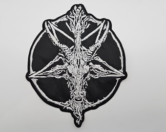 Satanic Goat Pentagram | Embroidered Back Patch