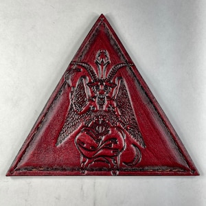 HandMade Baphomet 100% Genuine Leather