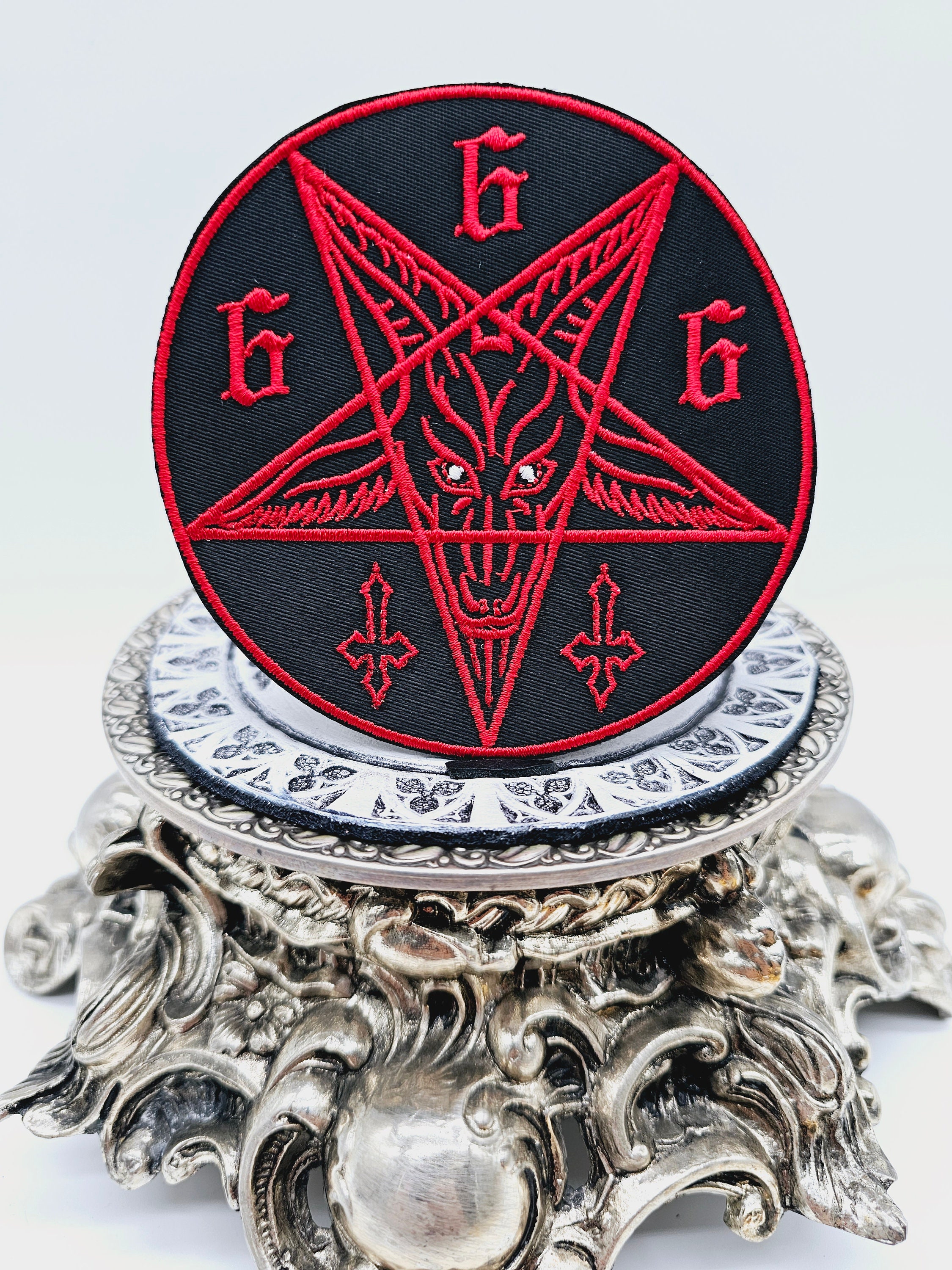 Baphomet Goat 666 | Embroidered Patch - Etsy