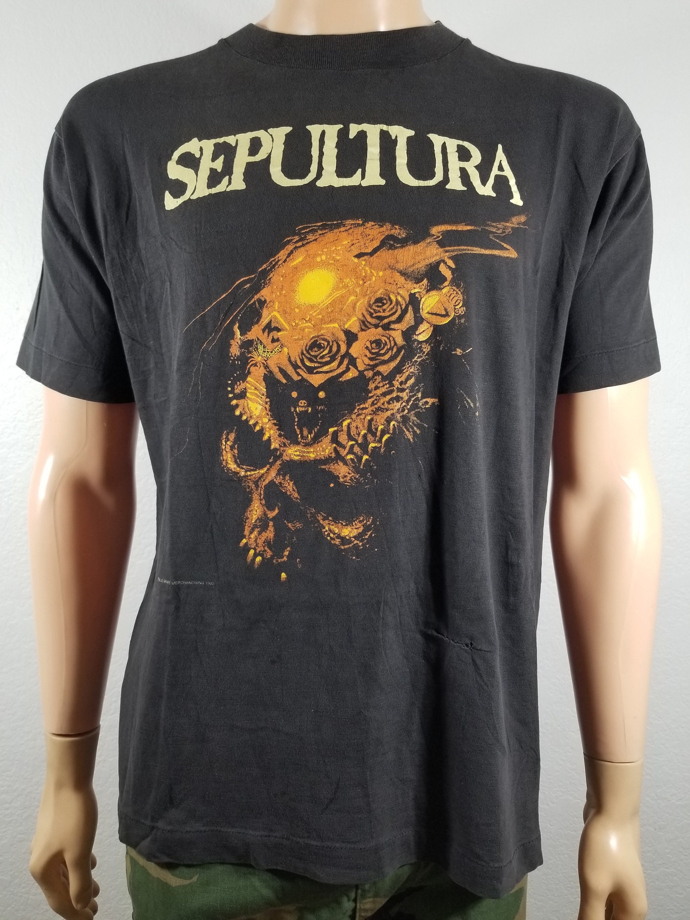 Vintage 90' Sepultura Beneath the Remains - Etsy Vintage 90' Sepultura Beneath the Remains - Etsy