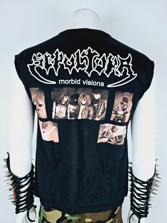 Vintage Sepultura Morbid Visions Cut-Off Made in Braz… - Gem