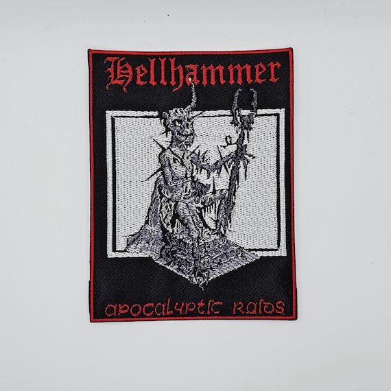 Hellhammer Apocalyptic Raids Squared Border Embroidered Patch - Etsy