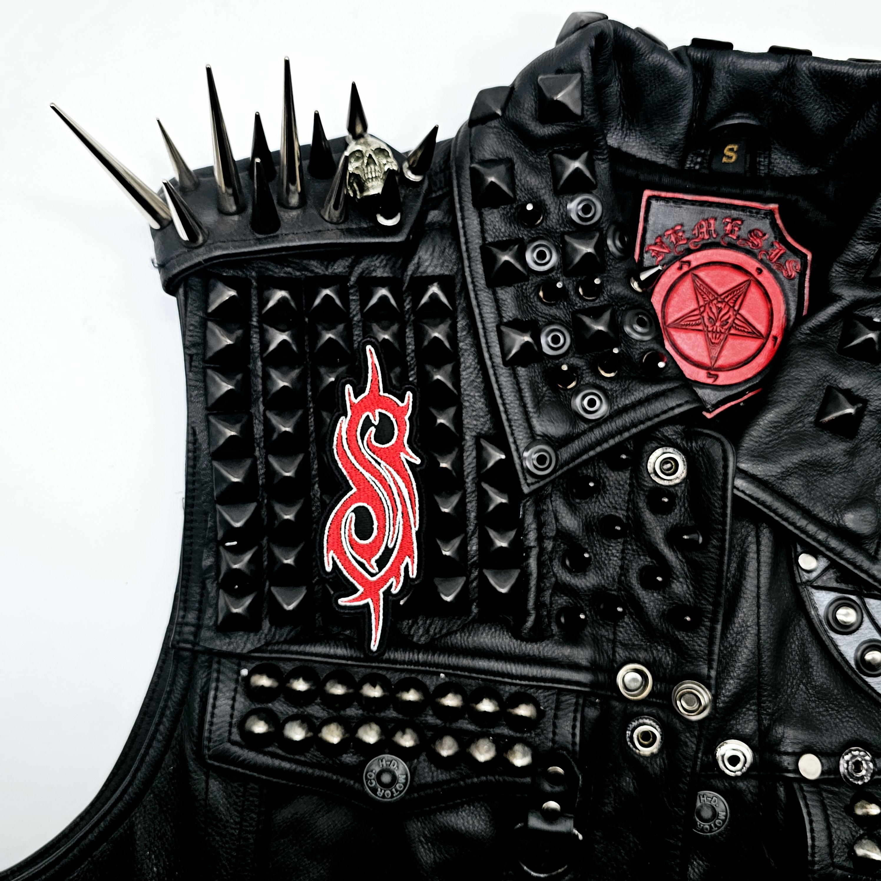 Emblème Tissé Rock Patch à Coudre Slipknot Crest SP2627 - Broderie