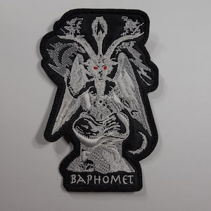 Baphomet Cut-out Embroidered Patch