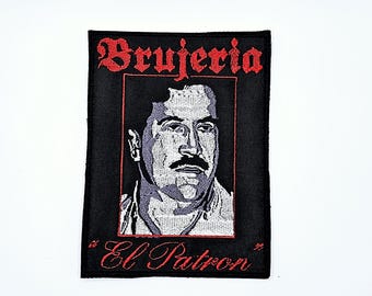Parche Bordado Borde Cuadrado Brujeria El Patrón