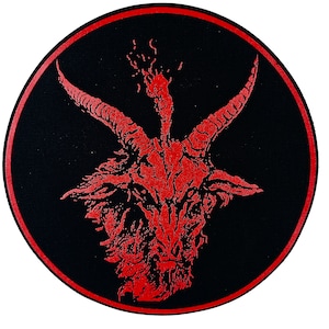 Baphomet Goat Round | Screen Printed Back Patch