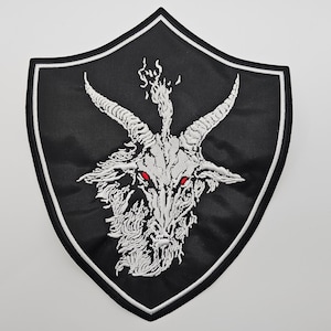 Goat Shield | Embroidered Back Patch
