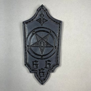 HandMade pentagram 100% Genuine Leather