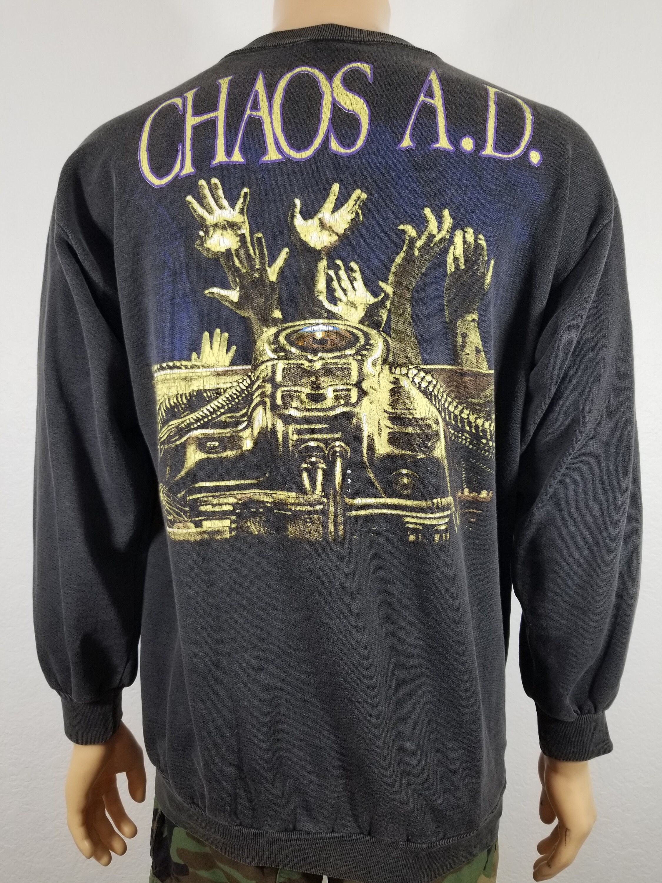 Vintage 90's Blue Grape Sepultura Chaos A.D. Zip-up Hoodie - Etsy