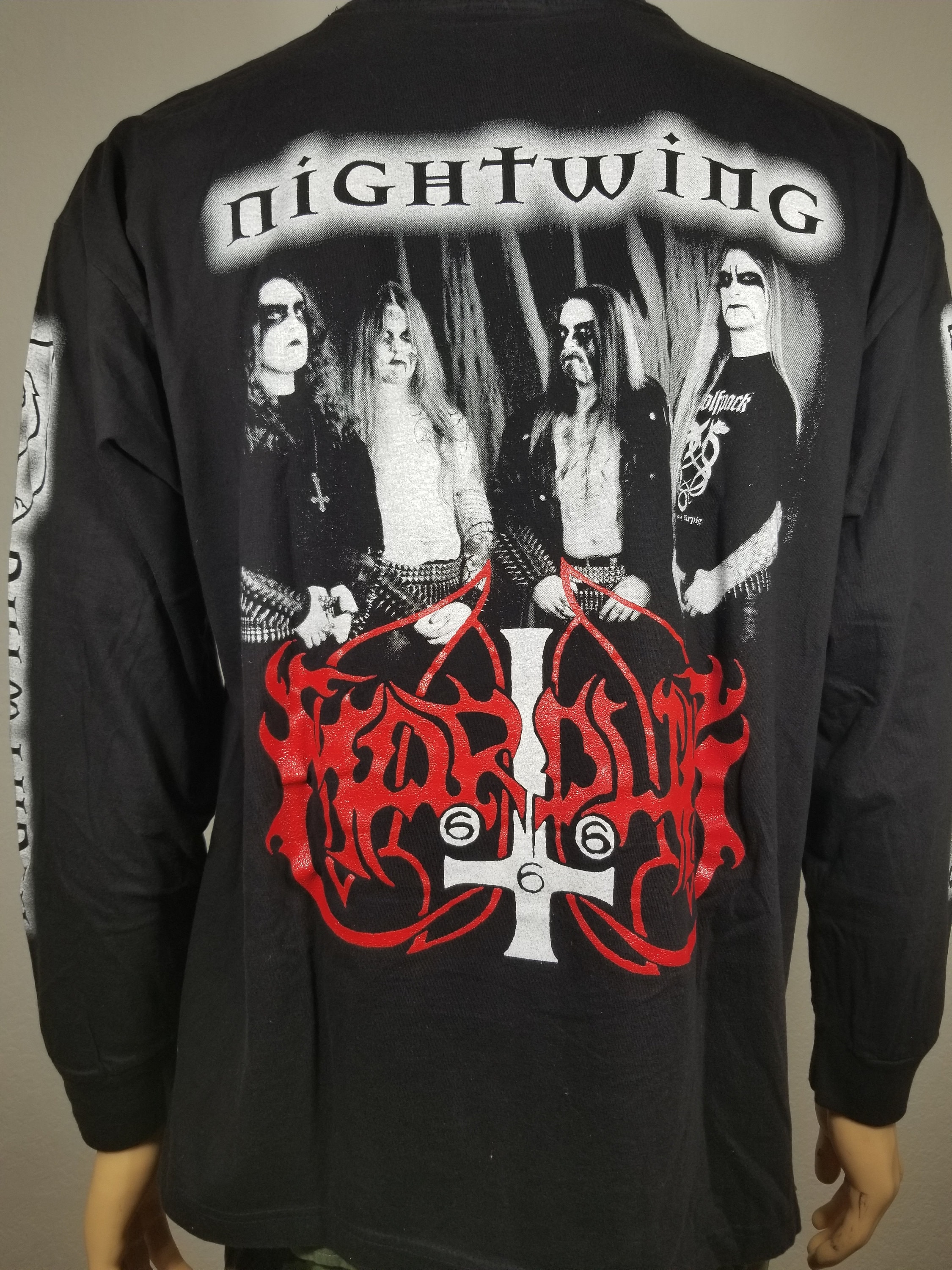 Vintage 90's Marduk Nightwing Long Sleeve - Etsy