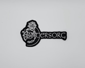 Vintersorg weißer Logo-förmiger gestickter Aufnäher