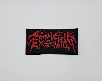 Aufnäher mit dem Sadistic execution Logo Squared Border