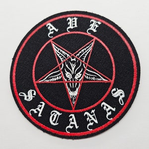 Baphomet Pentagram Ave Satanas | Screen Printed Patch