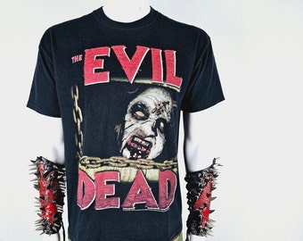 Vintage Evil Dead Shirt Blue Grape 01'