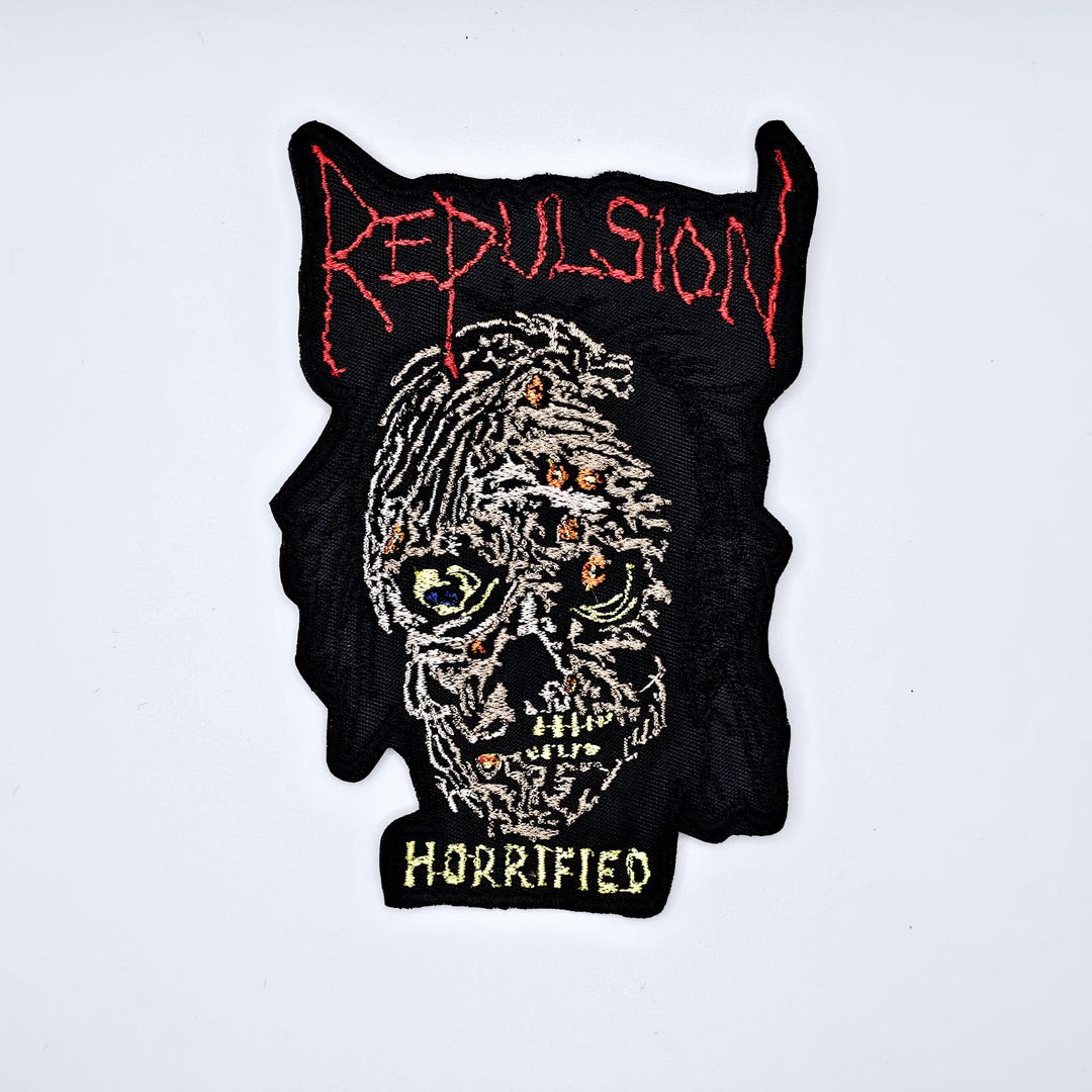 Repulsion Horrified Embroidered Patch - Etsy