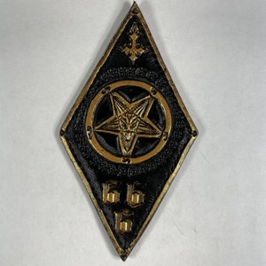 HandMade pentagram 100% Genuine Leather