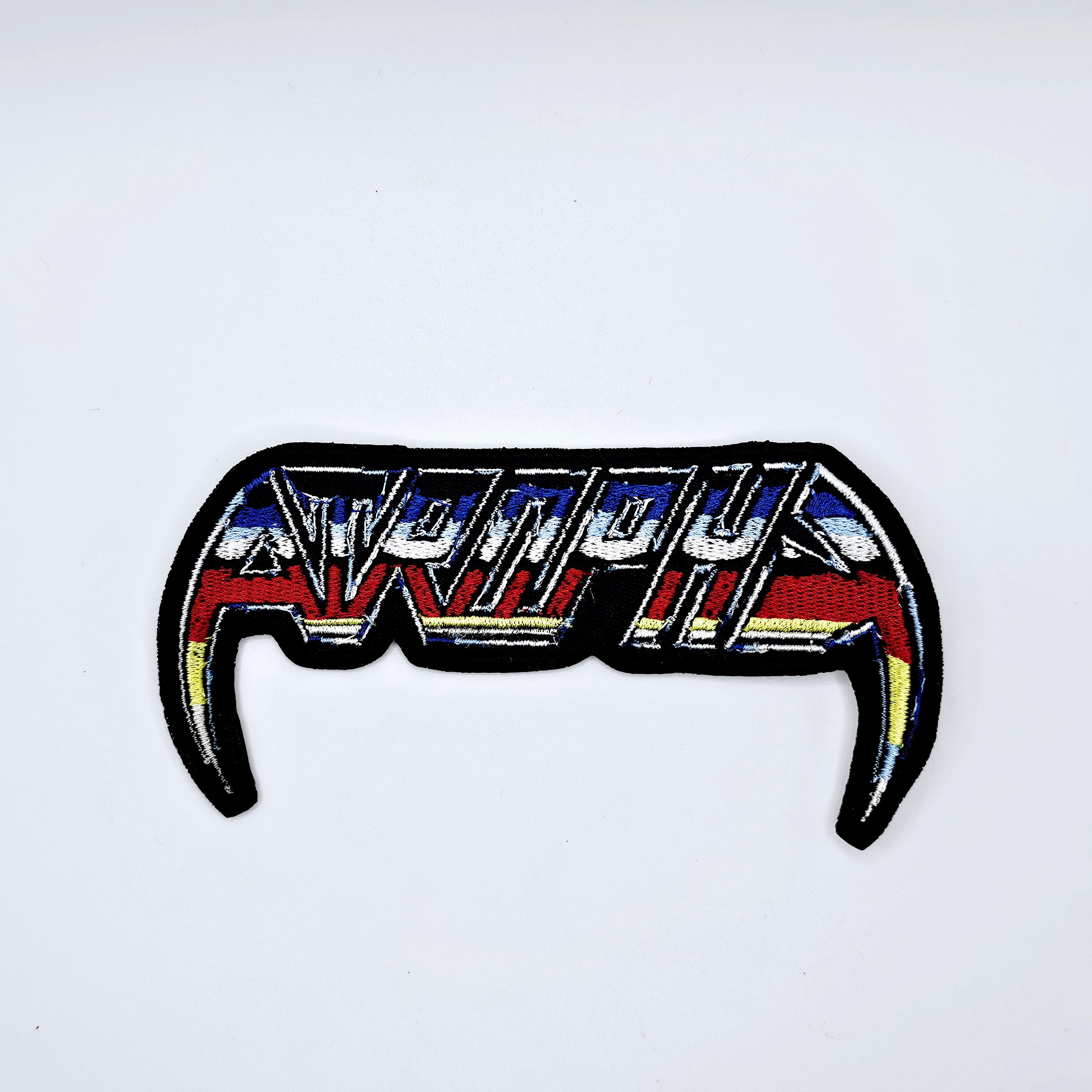 Atrophy Logo Shaped Border Embroidered Patch - Etsy