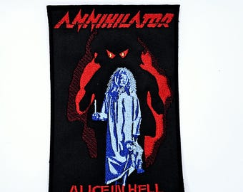 Annihilator Alice in Hell Squared Border Embroidered Patch