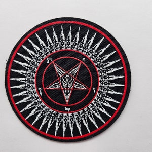 Baphomet Sigil Bullet | Screen Printed Patch