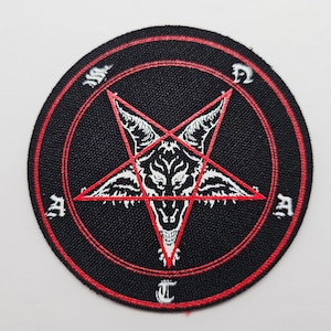 Baphomet Pentagram Satan  | Screen Printed Patch