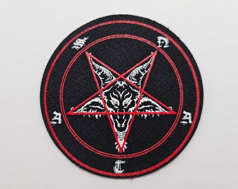 Baphomet Pentagram Satan | Zeefdruk patch