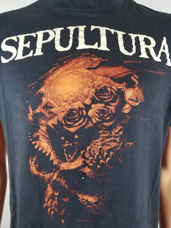 Vintage 89' Sepultura Beneath the Remains TOUR Shirt - Etsy