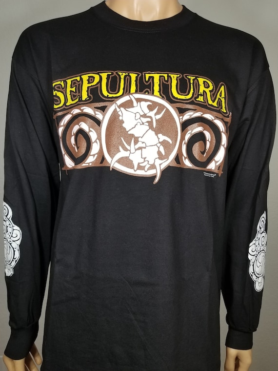 Vintage Sepultura Against Long Sleeve T-shirt 1999 - Etsy