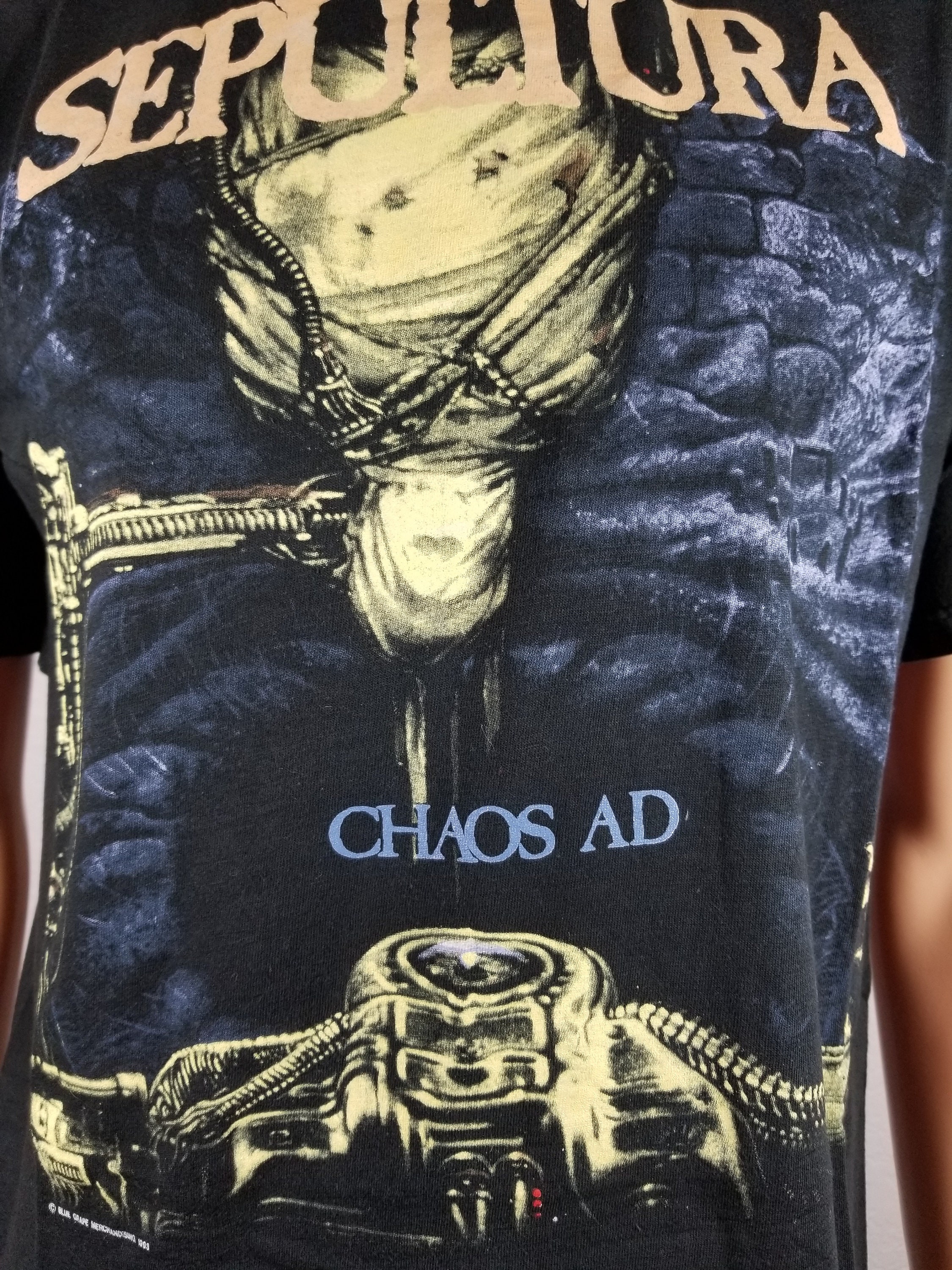 Rare Vintage Blue Grape Sepultura Chaos A.D. 93' - Etsy