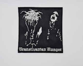 Dark Throne Transilvanian Hunger Squared Border Embroidered Patch