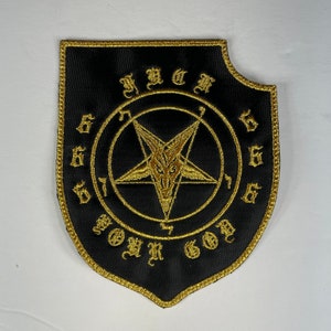 Fuck Your God Pentagram Embroidered Patch