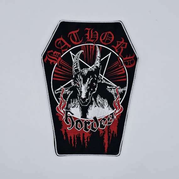 Bathory Hordes Coffin Border | Embroidered Back Patch - Etsy