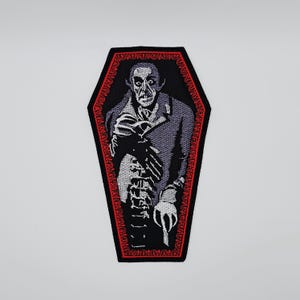 Nosferatu Gothic Coffin | Embroidered Patch