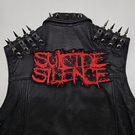 Suicide Silence Red Logo Shaped Border | Embroidered Back Patch - Etsy