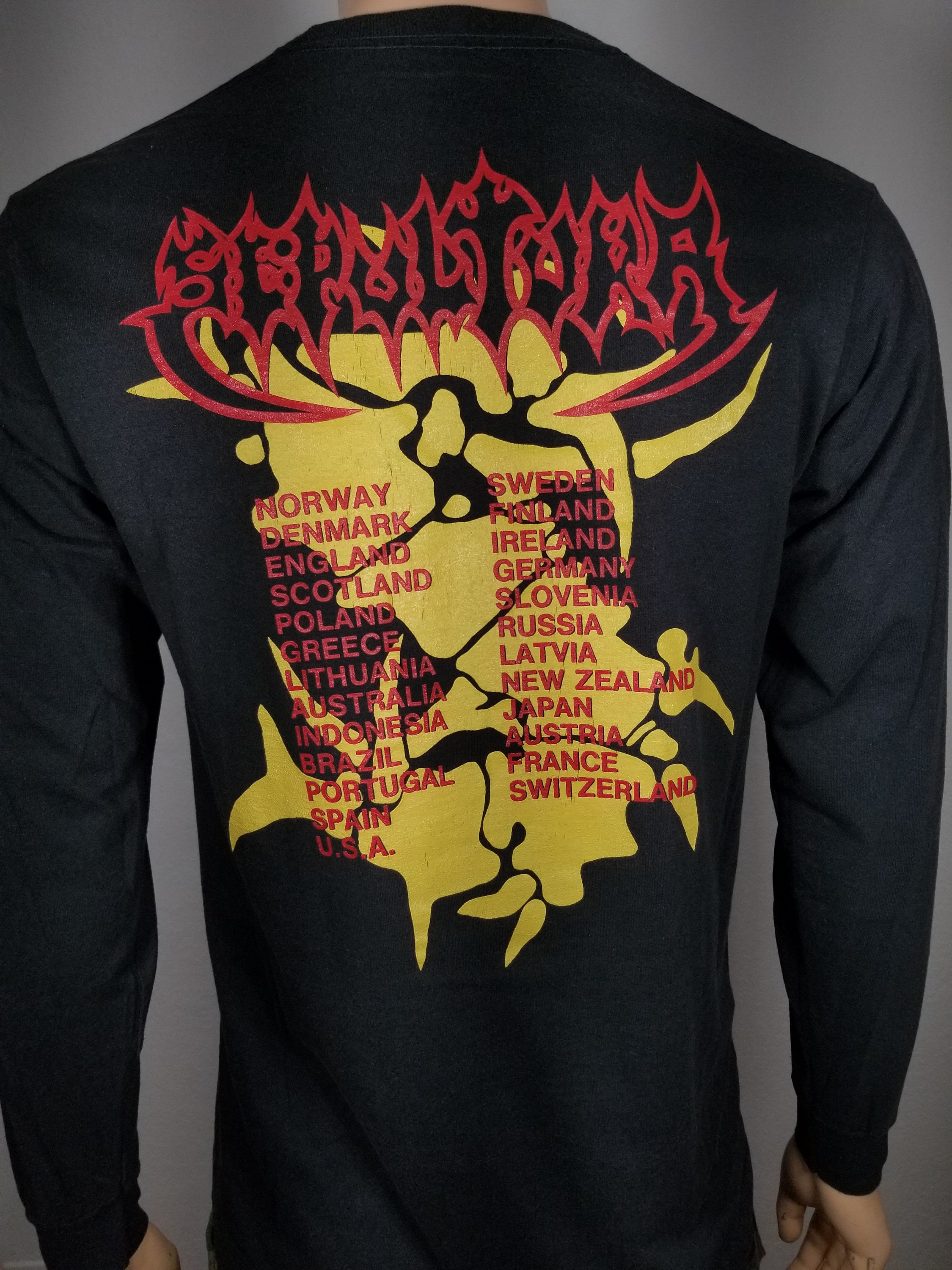 90s Sepultura Tシャツ BLUE GRAPE USA製 Authentic Vintage Blue