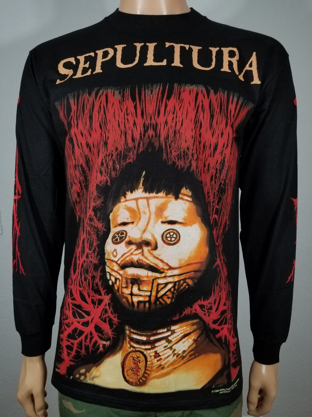 Authentic Vintage Blue Grape Sepultura Roots Long Sleeve 96' - Etsy