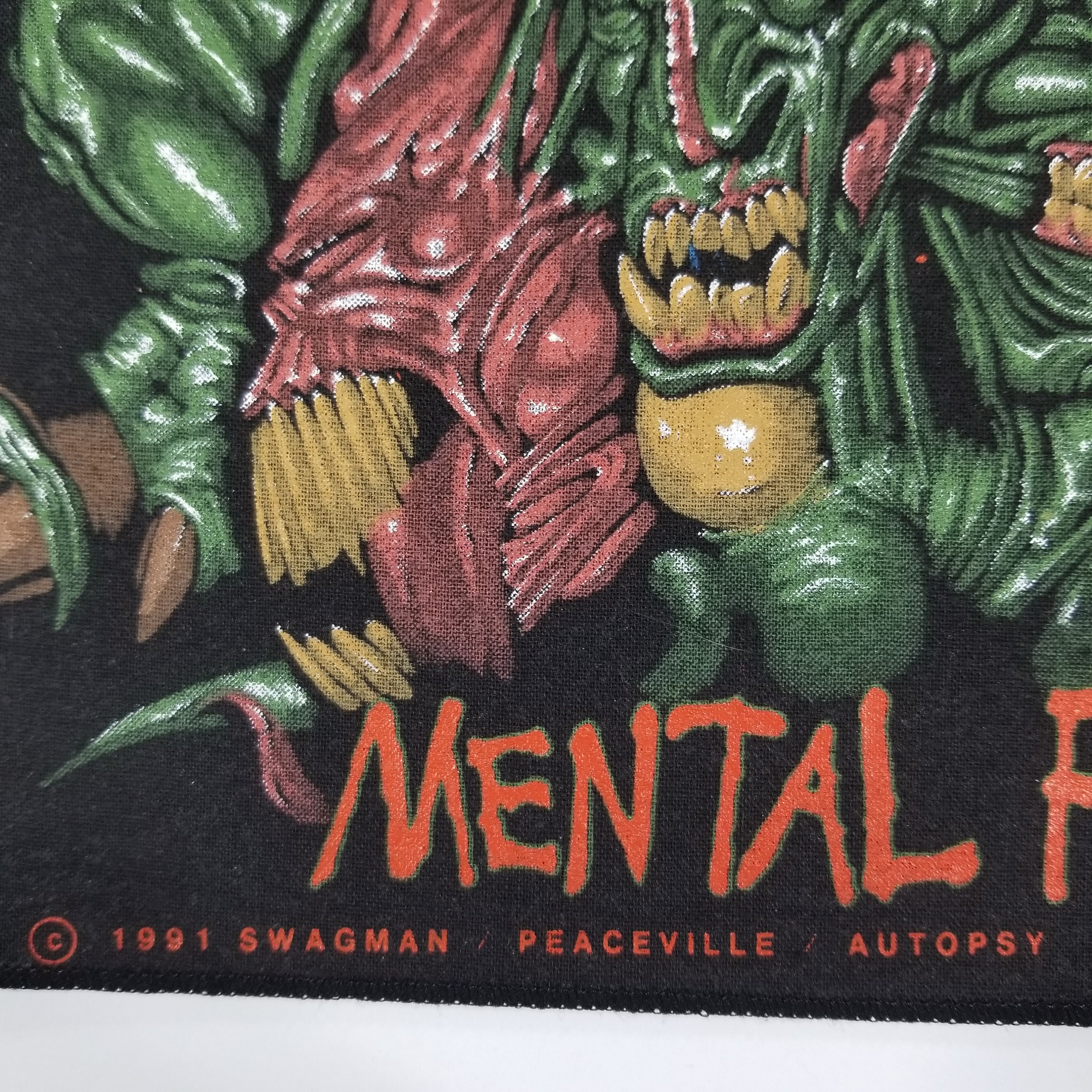 1991 Rare Autopsy - Mental Funeral - Print on Back Patch - Etsy UK