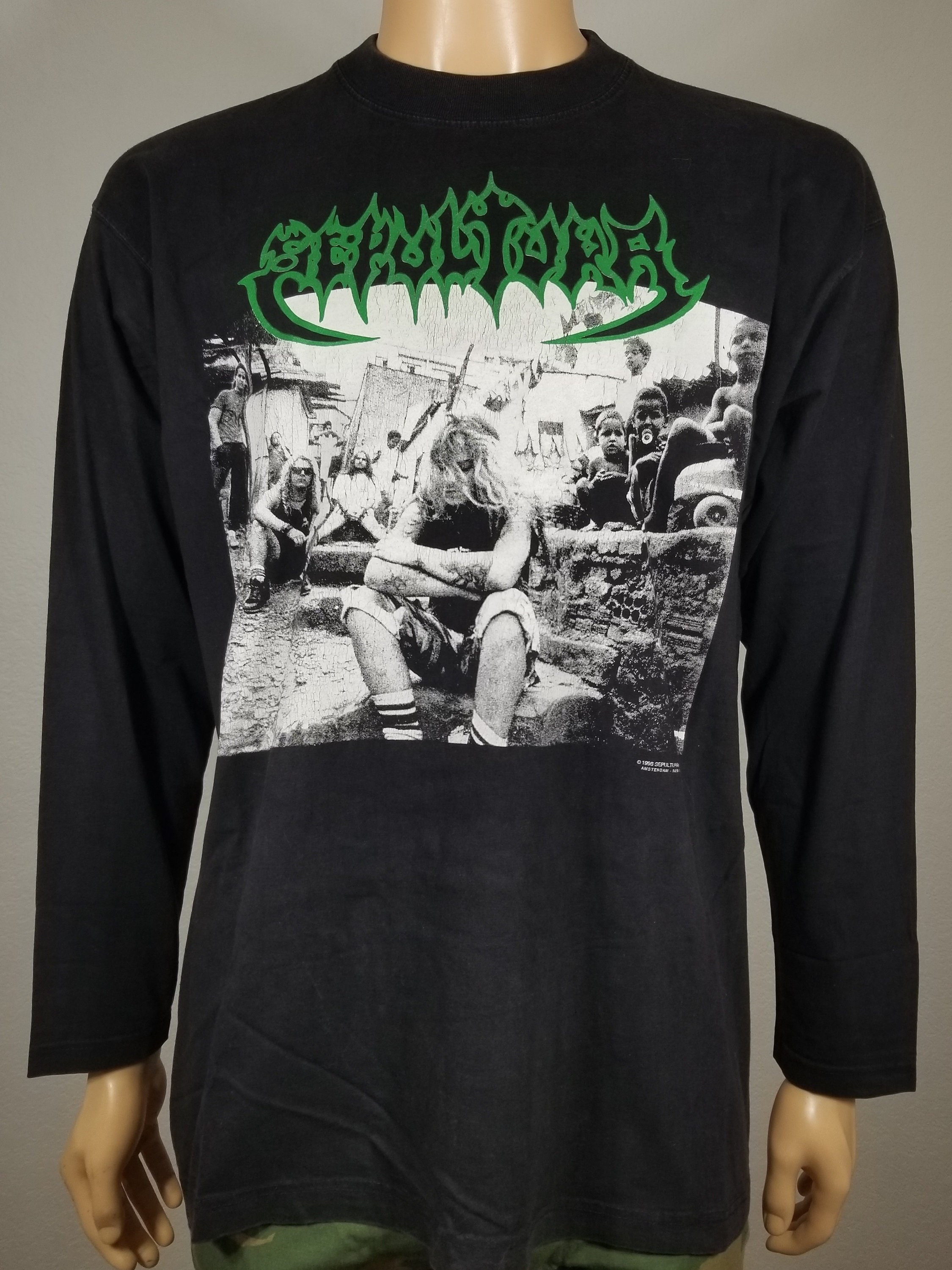 Vintage Sepultura Long Third World Posse Long Sleeve '   Etsy Israel