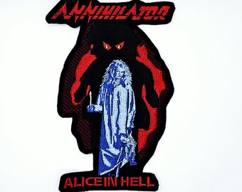Annihilator Alice in Hell Shaped Border Embroidered Patch