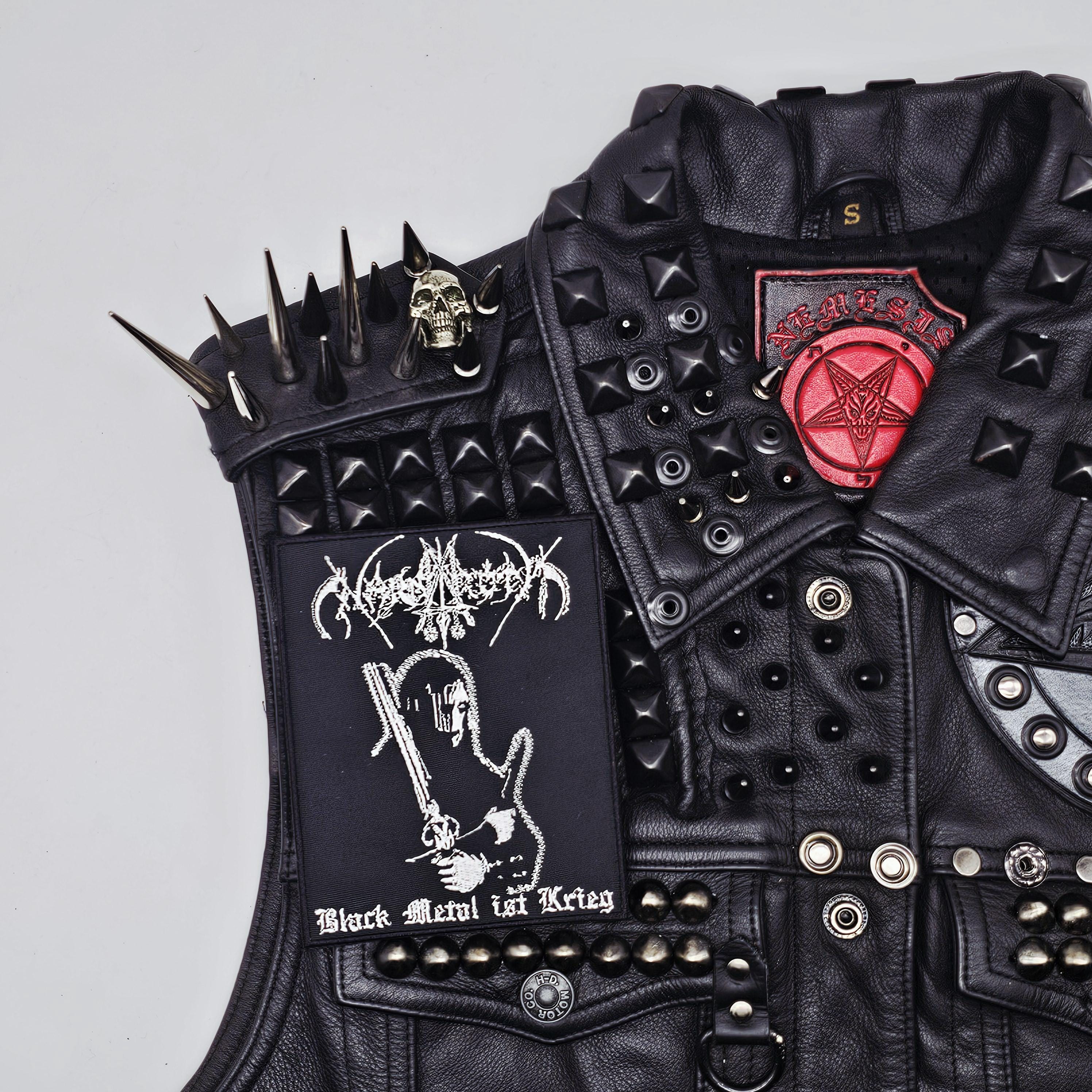 Nargoroth Black Metal Ist Krieg Squared Border Embroidered Patch