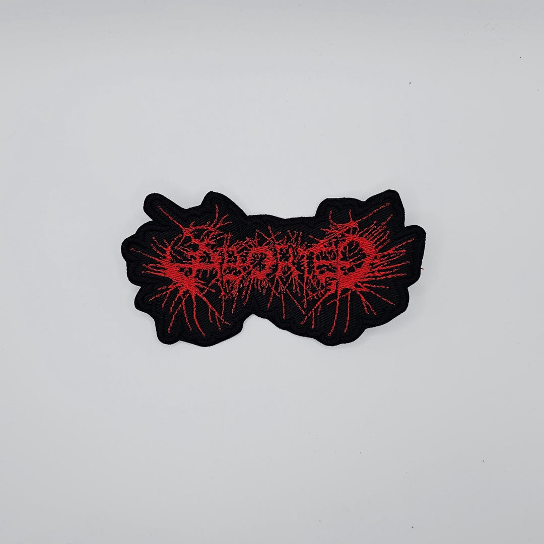 Aborted Red Logo Shaped Border Embroidered Patch - Etsy