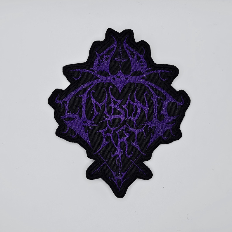 Limbonic Art Purple Logo Shaped Border Embroidered Patch - Etsy